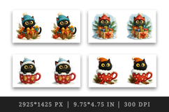 Winter mug wrap printable sublimation design Product Image 2