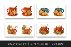 Winter mug wrap printable sublimation design Product Image 2