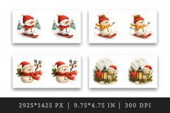 Winter mug wrap printable sublimation design Product Image 2