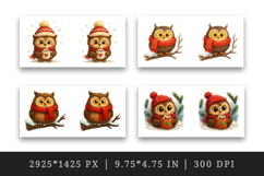 Winter mug wrap printable sublimation design Product Image 2