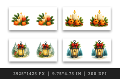 Winter mug wrap printable sublimation design Product Image 2