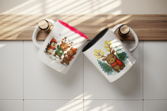 Winter mug wrap printable sublimation design Product Image 3