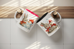 Winter mug wrap printable sublimation design Product Image 3