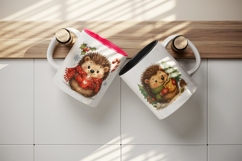 Winter mug wrap printable sublimation design Product Image 3