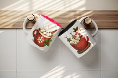 Winter mug wrap printable sublimation design Product Image 3