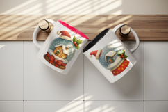 Winter mug wrap printable sublimation design Product Image 3