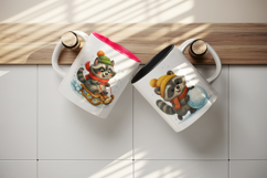 Winter mug wrap printable sublimation design Product Image 3