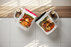 Winter mug wrap printable sublimation design Product Image 3