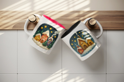 Winter mug wrap printable sublimation design Product Image 3