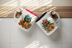 Winter mug wrap printable sublimation design Product Image 3