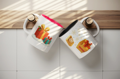 Winter mug wrap printable sublimation design Product Image 3