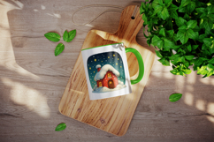 Winter mug wrap printable sublimation design Product Image 4