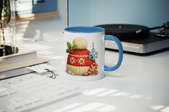 Winter mug wrap printable sublimation design Product Image 5