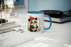 Winter mug wrap printable sublimation design Product Image 5