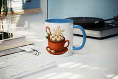 Winter mug wrap printable sublimation design Product Image 5