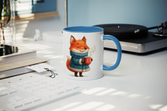 Winter mug wrap printable sublimation design Product Image 5