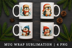 Winter mug wrap printable sublimation design Product Image 1