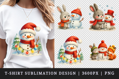 Winter t-shirt printable sublimation design png Product Image 1