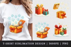 Winter t-shirt printable sublimation design png Product Image 1