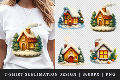 Winter t-shirt printable sublimation design png Product Image 1