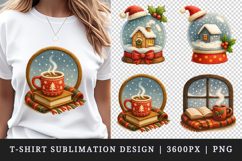 Winter t-shirt printable sublimation design png Product Image 1