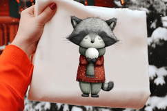 Winter Whimsy Creatures Clipart Sublimation Product Image 2