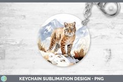 GorgeousWinter Wild Cats Keychain design.