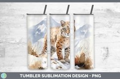 GorgeousWinter Wild Cats Tumbler design.