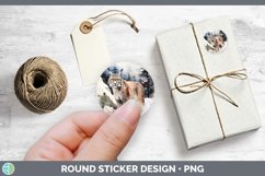 GorgeousWinter Wild Cats Stickers design.