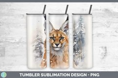 GorgeousWinter Wild Cats Tumbler design.