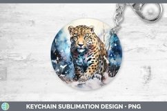 GorgeousWinter Wild Cats Keychain design.