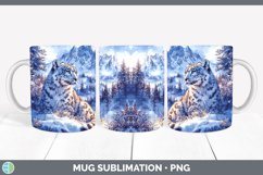 GorgeousWinter Wild Cats Mug Wrap design.