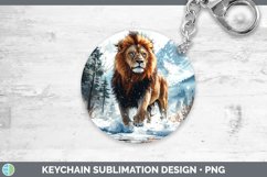 GorgeousWinter Wild Cats Keychain design.