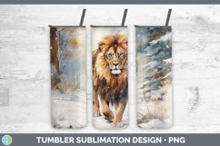 GorgeousWinter Wild Cats Tumbler design.