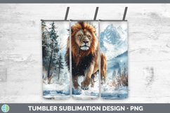 GorgeousWinter Wild Cats Tumbler design.