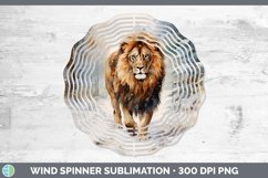 GorgeousWinter Wild Cats Wind Spinner design.