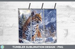 GorgeousWinter Wild Cats Tumbler design.