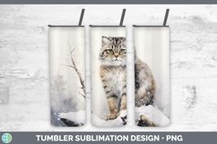 GorgeousWinter Wild Cats Tumbler design.