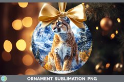 GorgeousWinter Wild Cats Ornament design.
