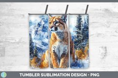 GorgeousWinter Wild Cats Tumbler design.