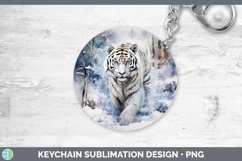 GorgeousWinter Wild Cats Keychain design.
