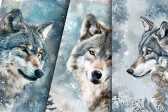 Winter Wolf Seamless Digital Paper Bundle Product Image 6