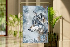 Winter Wolf Seamless Digital Paper Bundle Product Image 4