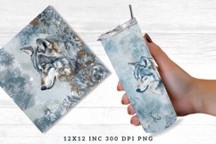 Winter Wolf Seamless Digital Paper Bundle Product Image 5