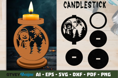 Winter Wonderland Candlestick Lasercut BUNDLES 12 Product Image 13