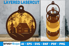 Winter Wonderland Ornaments Lasercut BUNDLES 12 DESIGNS Product Image 9