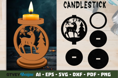 Winter Wonderland Candlestick Lasercut BUNDLES 12 Product Image 3