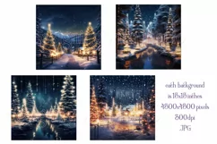 Winter Backgrounds, 15x15 Winter Season Wonderland, Snow Product Image 2