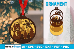 Winter Wonderland Ornaments Lasercut BUNDLES 12 DESIGNS Product Image 3
