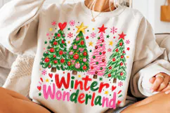 Winter Wonderland Christmas Crayon PNG Product Image 3